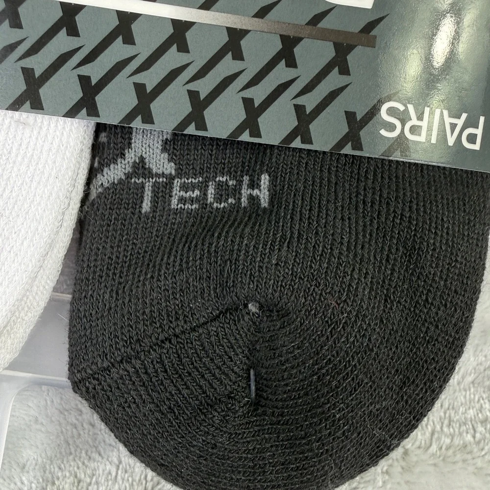 Reflex Tech Womens Low Cut Athletic Socks 6 Pairs Cushioned Moisture Wicking